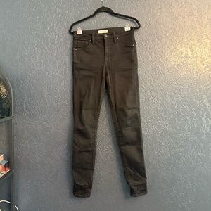 Madewell 10" High Rise Skinny Jeans - Black